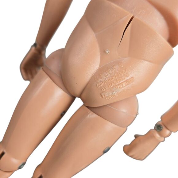 Vintage Hasbro 1964 GI Joe Action Figure Flocked Fuzzy Hair Fully Jointed 11.5" - Picture 11 of 14